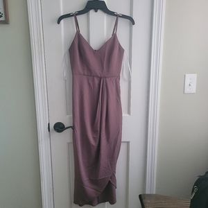Lulus purple midi dress